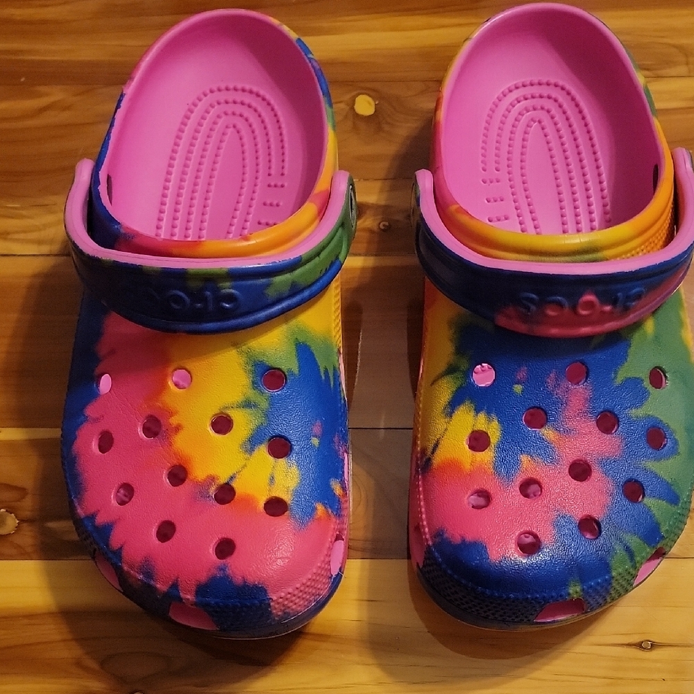 Crocs New Unisex Tye Dye  W-7/M-5